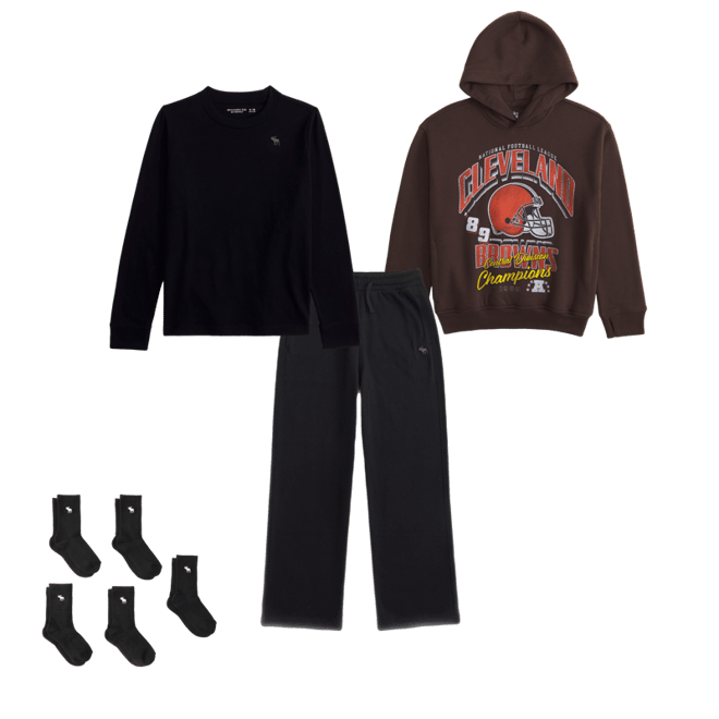 essential icon baggy open-hem sweatpants