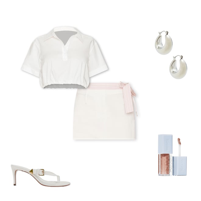 3rd bundle featuring 4 items which compliment Nicky Short Sleeve Crop Top