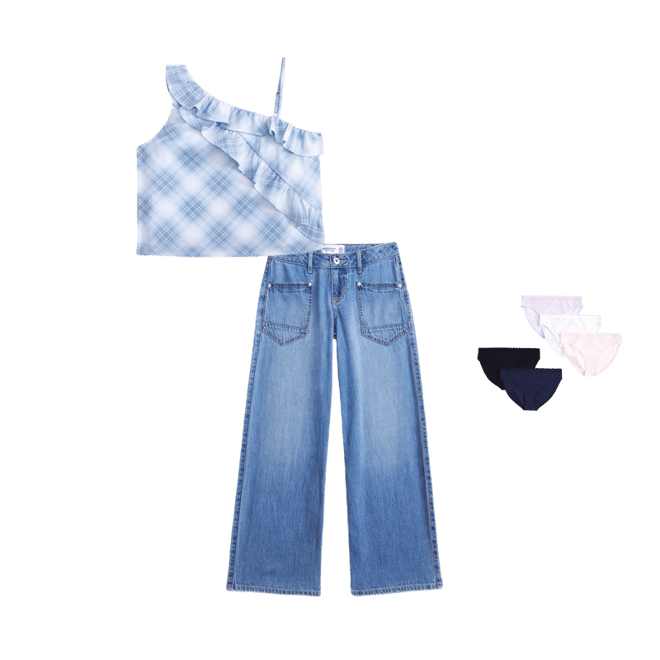 low rise baggy jeans