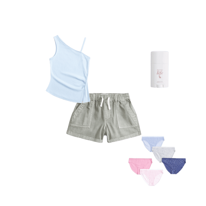 high rise relaxed pull-on shorts