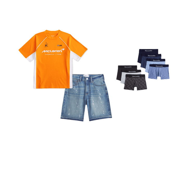 mclaren short-sleeve fashion top