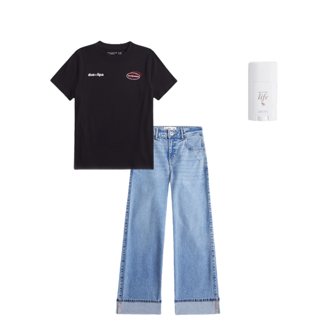 oversized dua lipa graphic tee