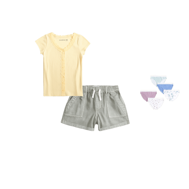 high rise relaxed pull-on shorts