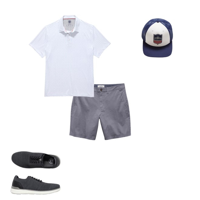 5th bundle featuring 3 items which compliment  Mountain Shield Trucker Hat - Navy/White Combo