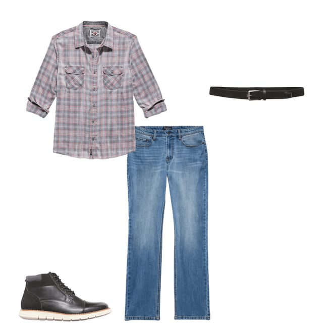 4th bundle featuring 3 items which compliment  Forest Mid-Top Boot - Black