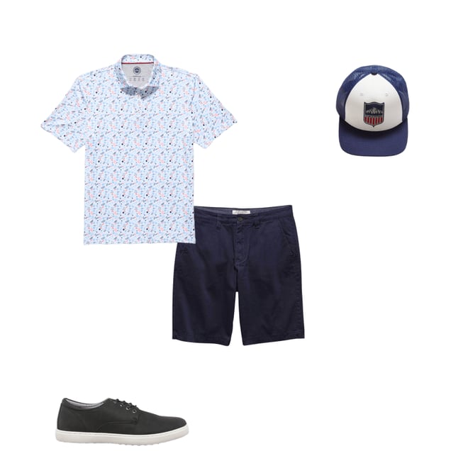 1st bundle featuring 3 items which compliment  Memphis Stretch Shorts - Navy