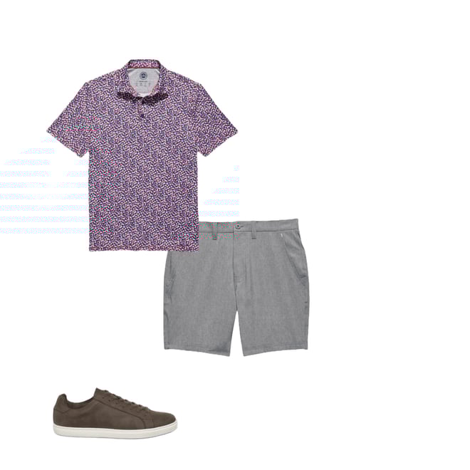 1st bundle featuring 2 items which compliment  Any-Wear 2.0 Hybrid Performance Shorts - 8" Inseam - Charcoal