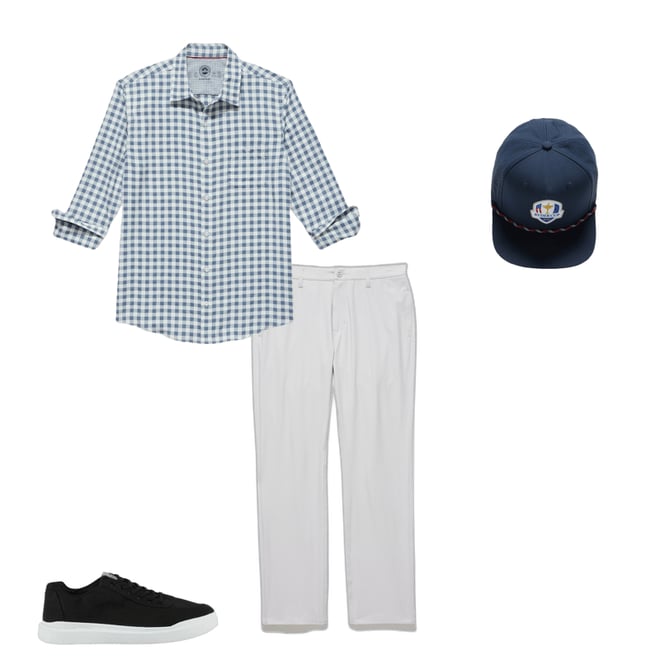 1st bundle featuring 3 items which compliment  2025 Ryder Cup Performance Rope Hat - Navy
