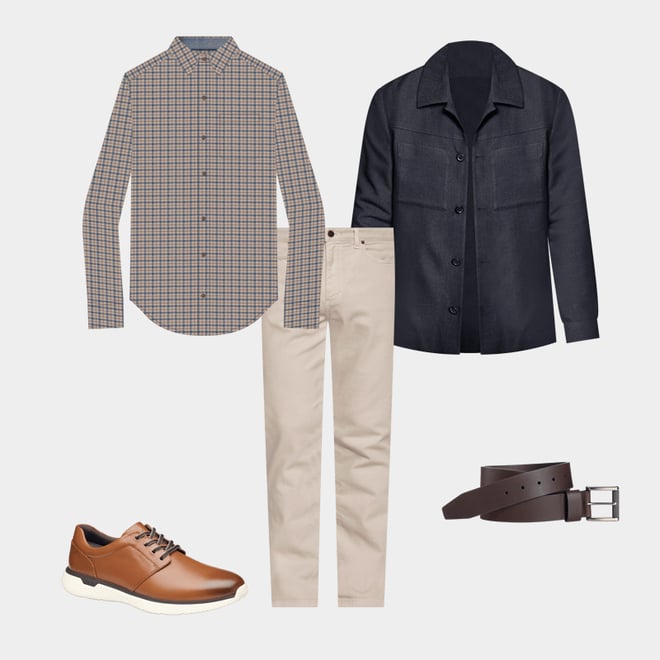 2nd bundle featuring 4 items which compliment Knit Shirt Jacket
