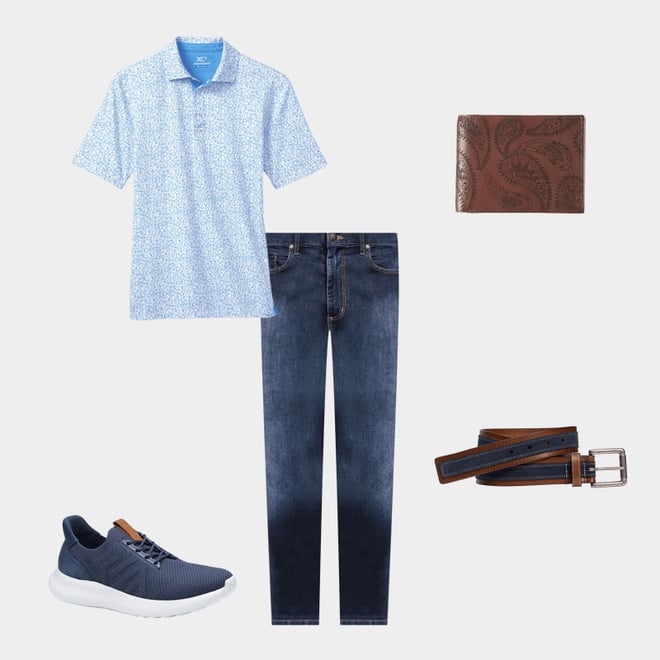 3rd bundle featuring 4 items which compliment Suede Overlay Belt