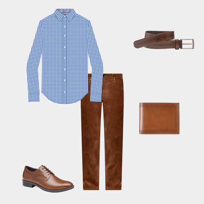 1st bundle featuring 4 items which compliment Non-Iron Dress Shirt