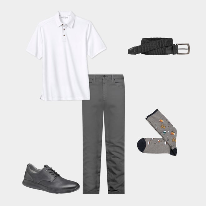 2nd bundle featuring 4 items which compliment Vintage Slub Polo