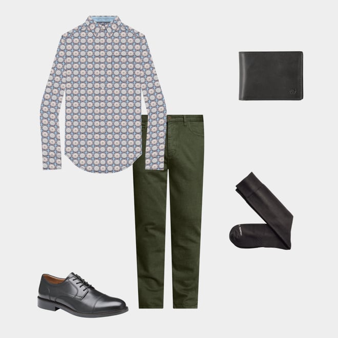 1st bundle featuring 4 items which compliment Rhodes 2-in-1 Billfold Wallet