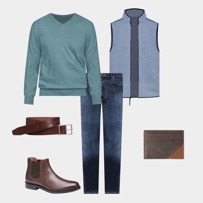 1st bundle featuring 5 items which compliment Mason Chelsea Boot