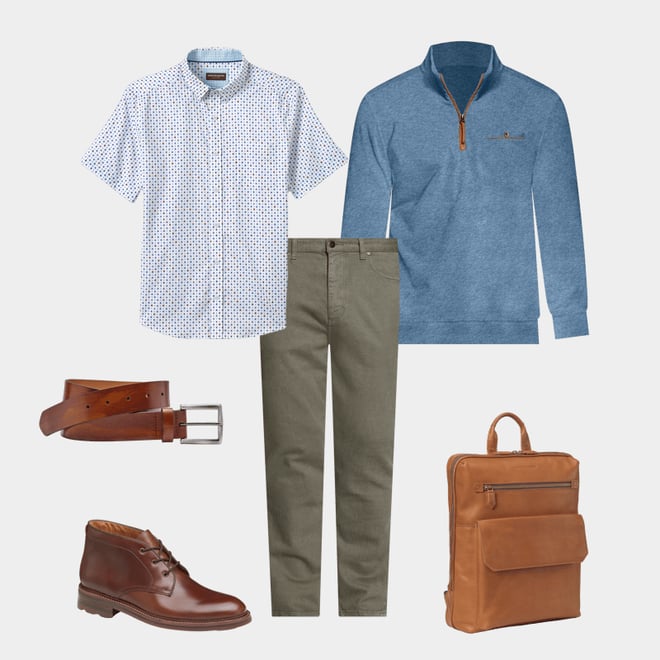 3rd bundle featuring 5 items which compliment Knit Quarter-Zip