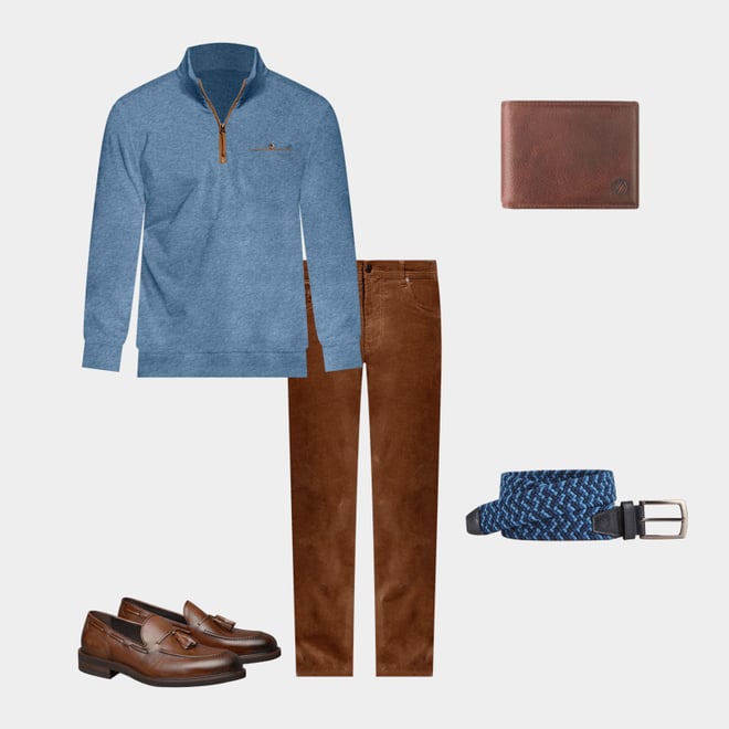 1st bundle featuring 4 items which compliment Knit Quarter-Zip