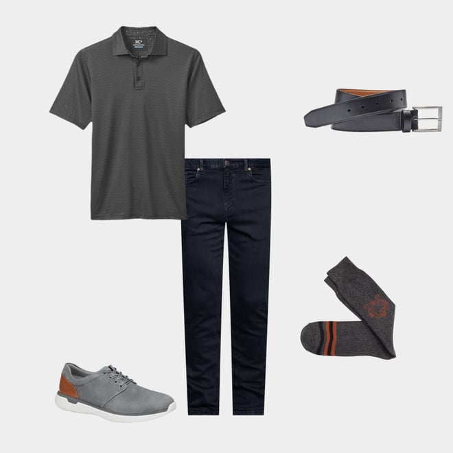 1st bundle featuring 4 items which compliment Heathered Boot Socks