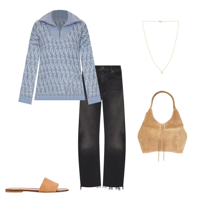 John Jenn by Line ENZO 毛衣– 绉布| REVOLVE