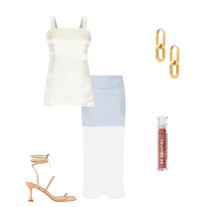 3rd bundle featuring 4 items which compliment x REVOLVE Denman Midi Skirt