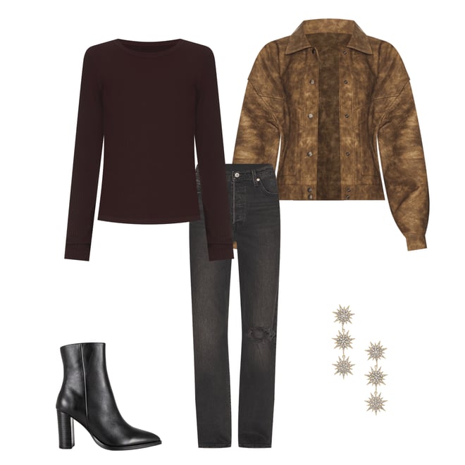 3rd bundle featuring 4 items which compliment Bina Crewneck
