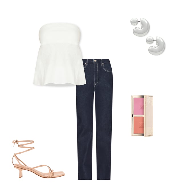 4th bundle featuring 4 items which compliment High Rise Straight Jeans