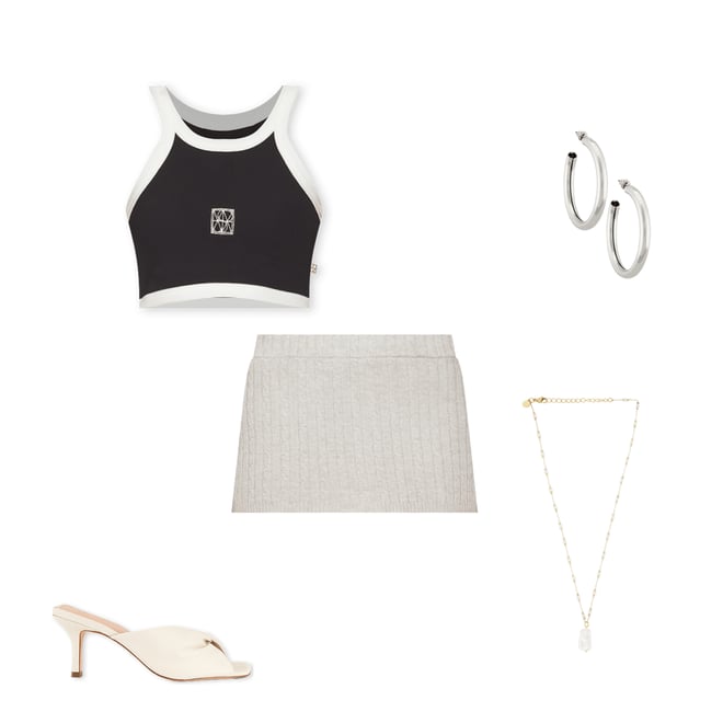 2nd bundle featuring 4 items which compliment Monogram Cropped Tank