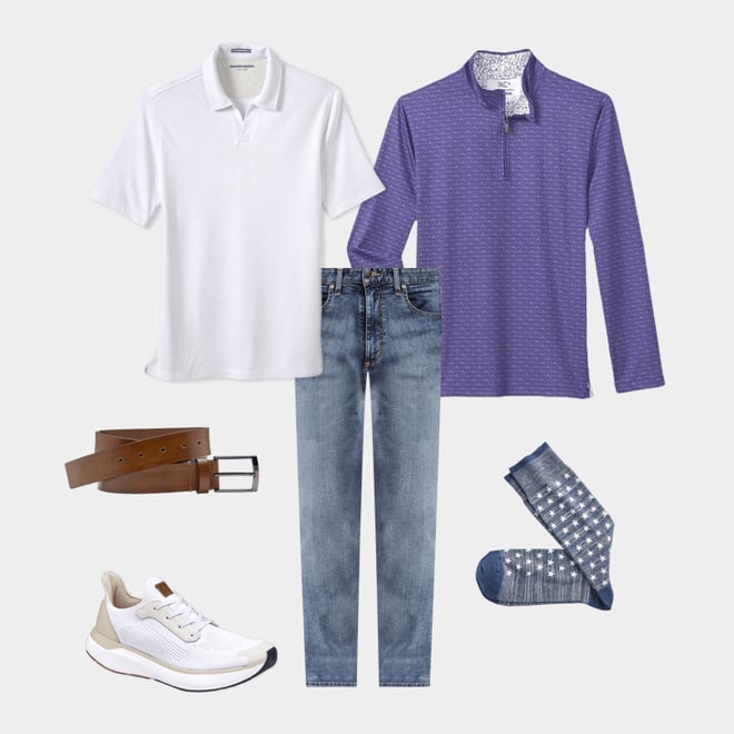 1st bundle featuring 5 items which compliment Denim Jeans