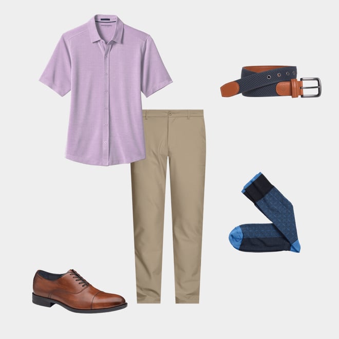 1st bundle featuring 4 items which compliment Circle Grid Socks