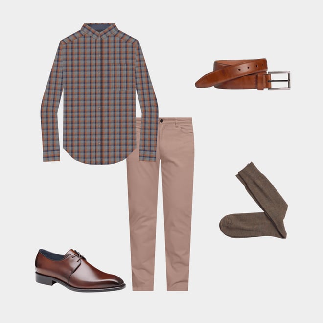 1st bundle featuring 4 items which compliment Feather Edge Tonal Belt