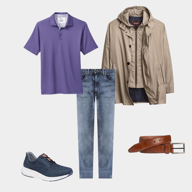1st bundle featuring 4 items which compliment Upton Water-Resistant Raincoat
