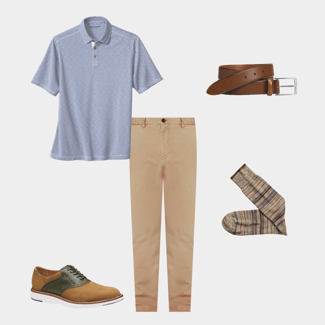 1st bundle featuring 4 items which compliment Vintage Slub Polo