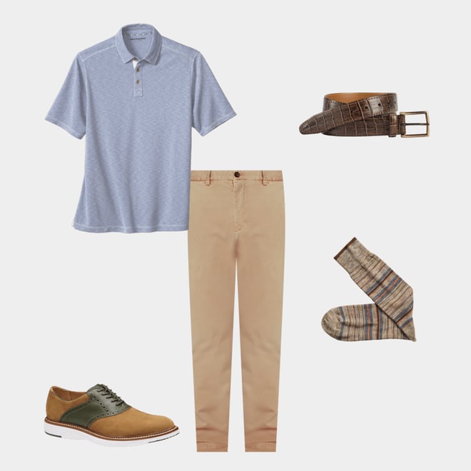 4th bundle featuring 4 items which compliment Vintage Slub Polo