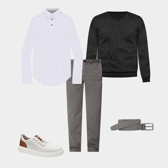 1st bundle featuring 4 items which compliment Washed Chinos