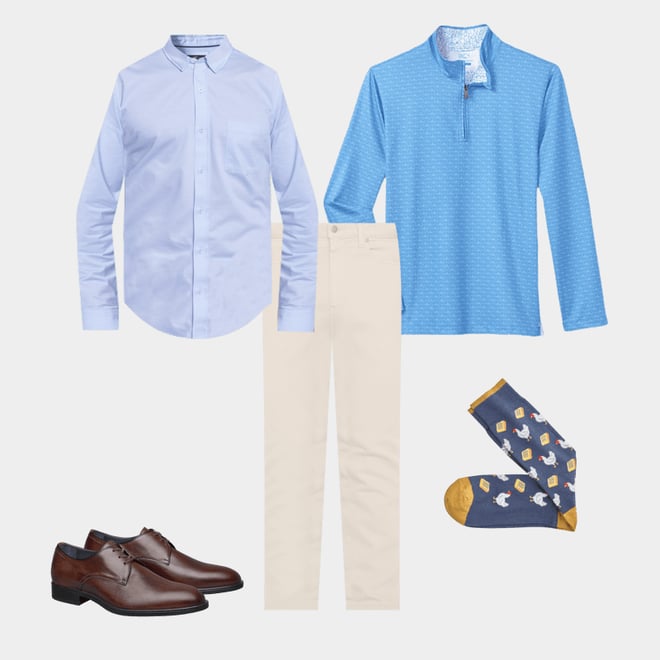 1st bundle featuring 4 items which compliment Flynch Plain Toe