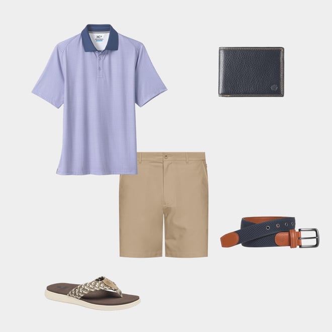 1st bundle featuring 4 items which compliment XC4® Performance Flat-Front 7" Shorts