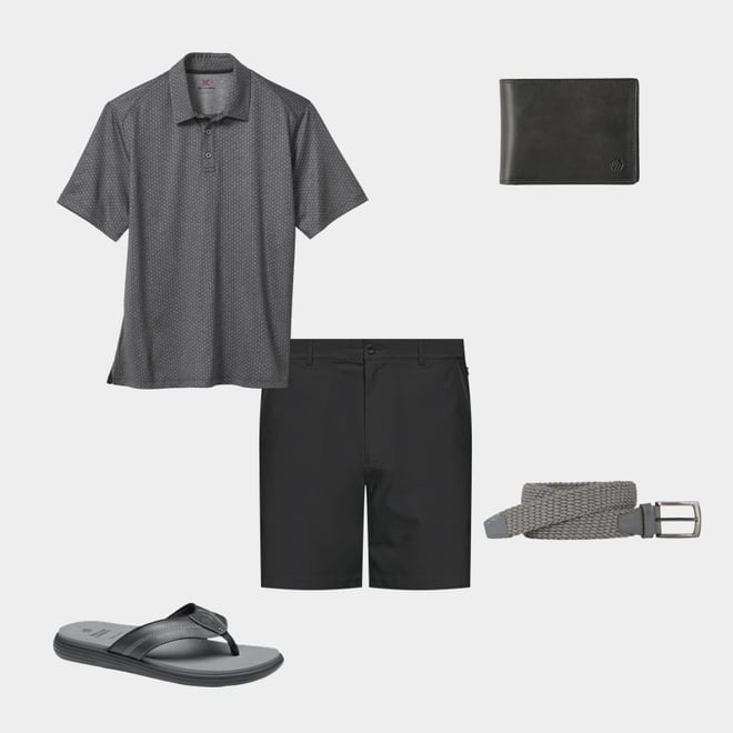 3rd bundle featuring 4 items which compliment XC4® Performance Flat-Front 7" Shorts