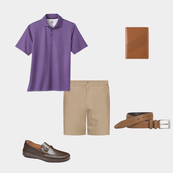 3rd bundle featuring 4 items which compliment XC4® Performance Flat-Front 7" Shorts