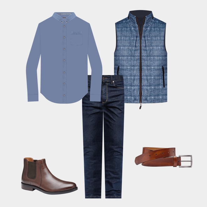 1st bundle featuring 4 items which compliment Upton Reversible Vest