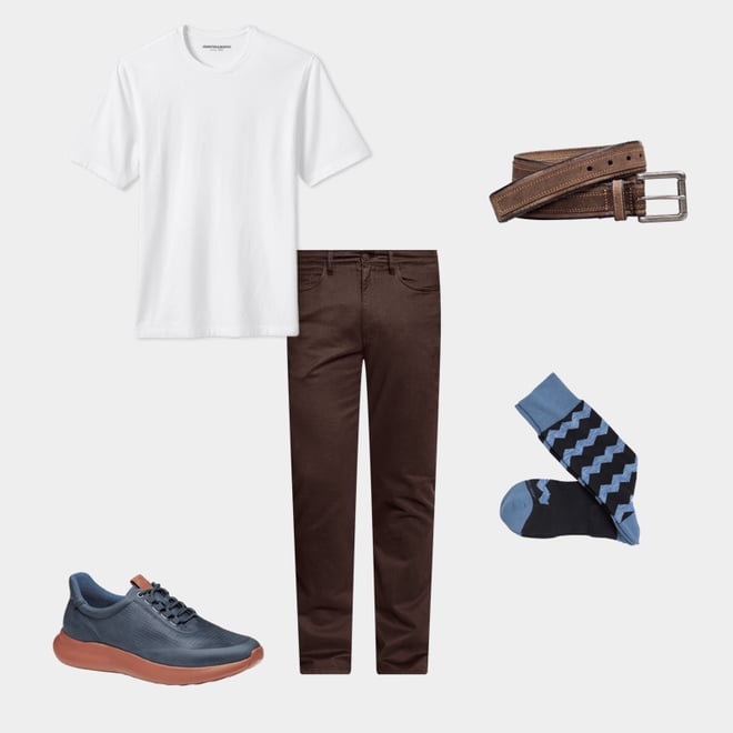6th bundle featuring 4 items which compliment Suede Overlay Belt