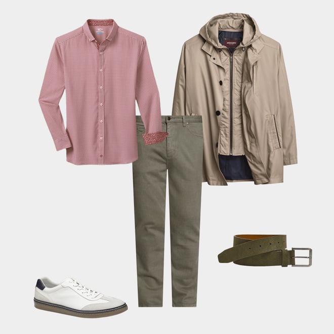 3rd bundle featuring 4 items which compliment Upton Water-Resistant Raincoat