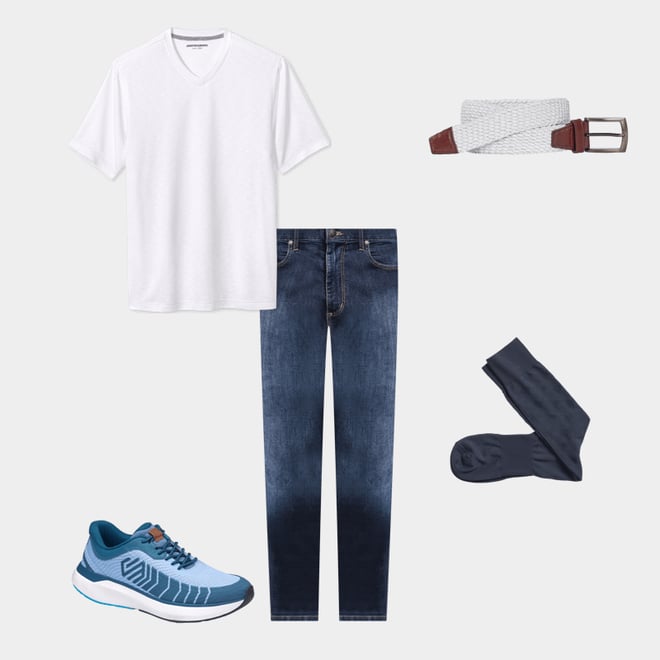 2nd bundle featuring 4 items which compliment Woven Stretch-Knit Belt