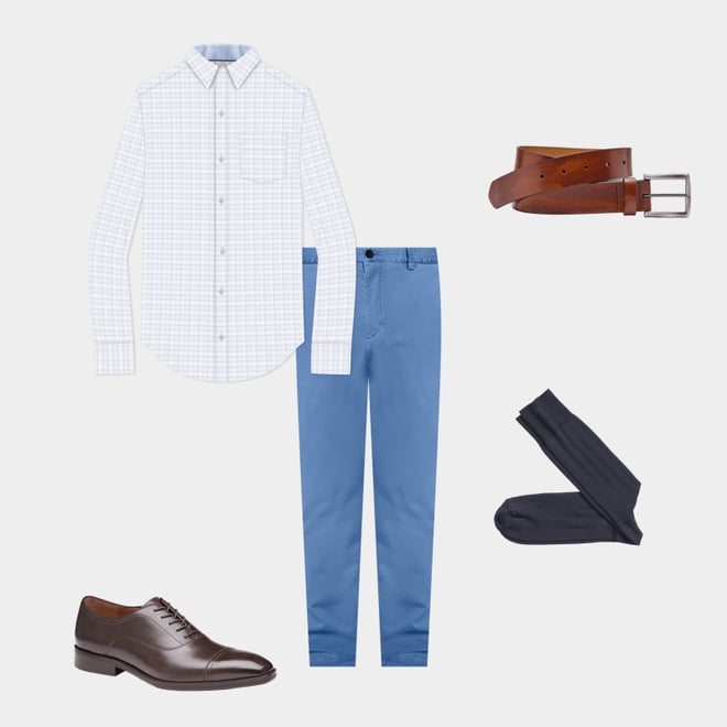3rd bundle featuring 4 items which compliment Pima Cotton Ribbed Socks