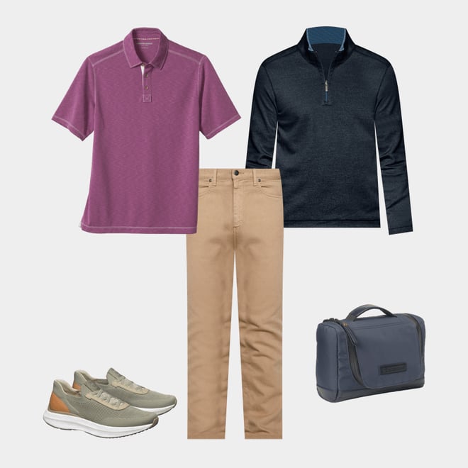 4th bundle featuring 4 items which compliment XC4® Performance Reversible Quarter-Zip
