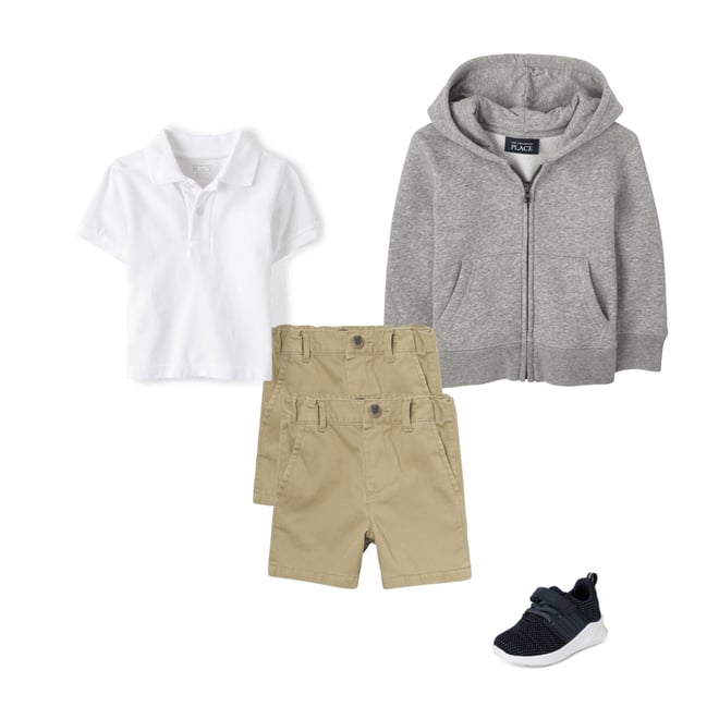 3rd bundle featuring 3 items which compliment Toddler Uniform Pique Polo