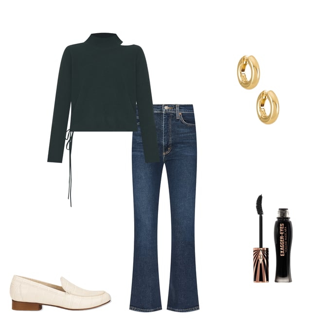 3rd bundle featuring 4 items which compliment Open Shoulder Sweater