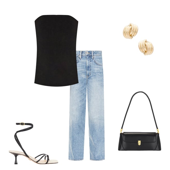 Free People x Intimately FP Carrie Tube Top in Black | REVOLVE