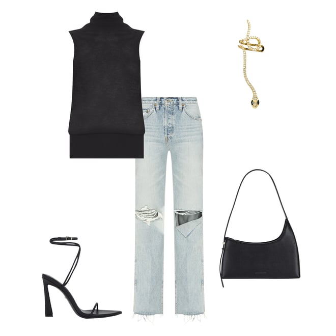 3rd bundle featuring 4 items which compliment Originals 90s High Rise Loose Jeans