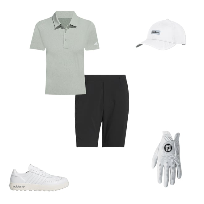 ★★Adairs★★ Ultimate365 Mini Bunker Polo Shirt JF4897 adidas Ultimate365 Mini Bunker Polo Shirt - White | adidas