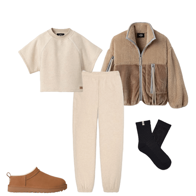 (取寄) アグ レディース クラシック ショート スリーブ クルーネック UGG women Classic Short Sleeve Crewneck Sand Heather UGG® Classic Short Sleeve Crewneck for Women | UGG®
