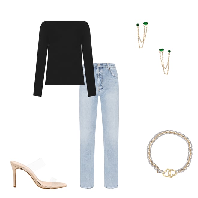 2nd bundle featuring 4 items which compliment Lana Straight Jeans